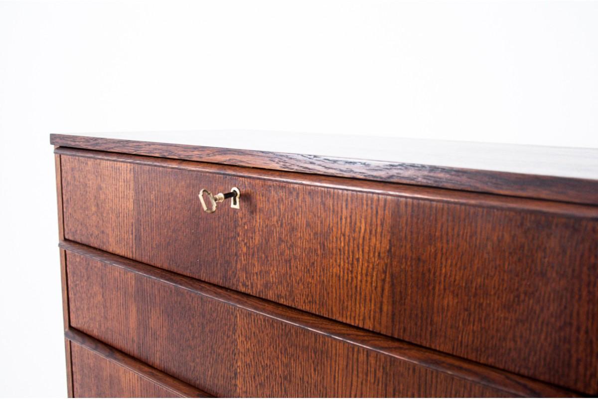 Oak Chest of Drawers, Denmark, 1960s In Good Condition In Chorzów, PL