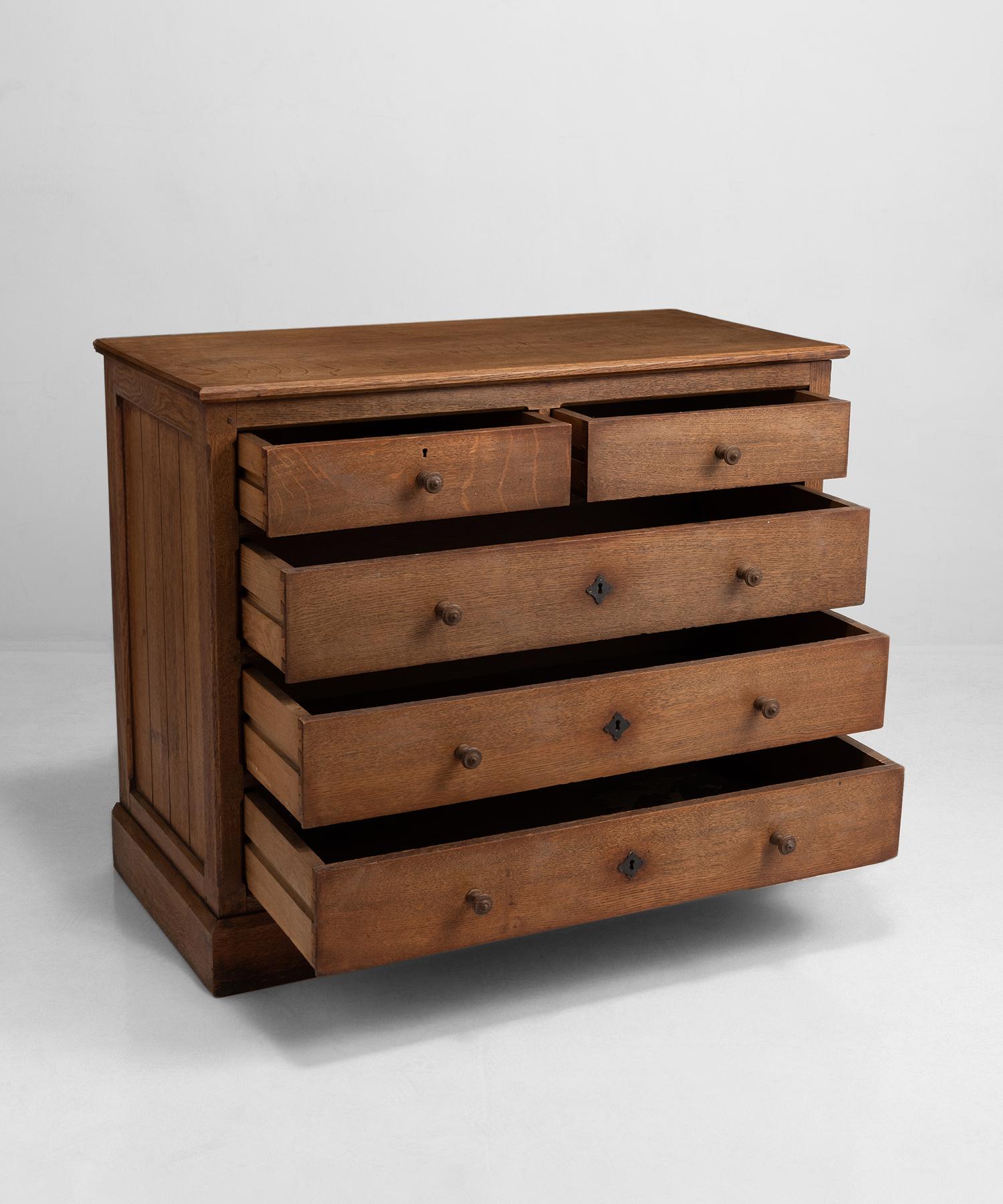 Solid quarter sawn oak chests from an Ampleforth abbey in North Yorkshire.



Size: 43.75” W x 20.75” D x 36.25.
 