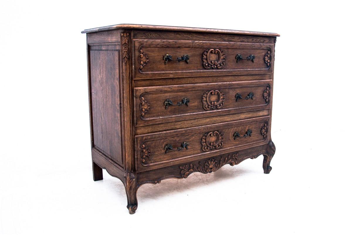 Louis Philippe Oak Chest of Drawers, France, circa 1930