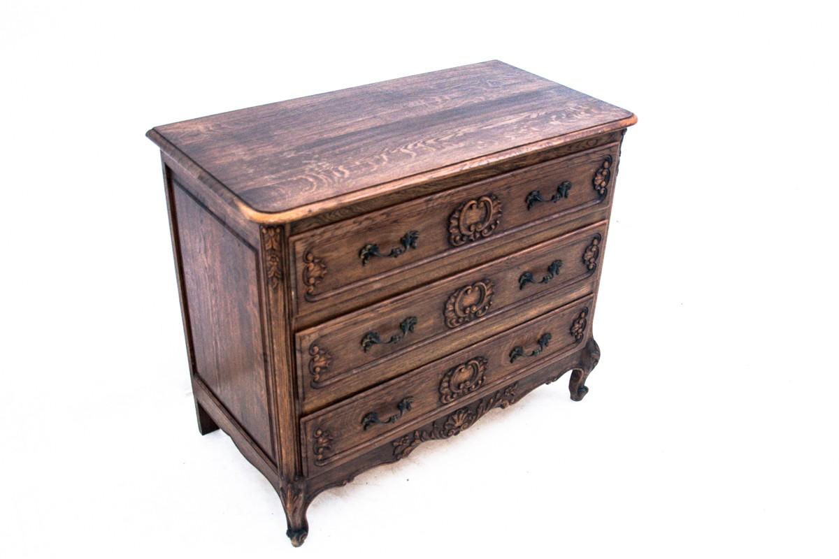 French Oak Chest of Drawers, France, circa 1930