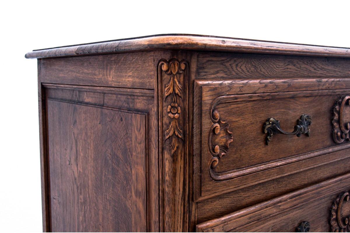 Oak Chest of Drawers, France, circa 1930 2