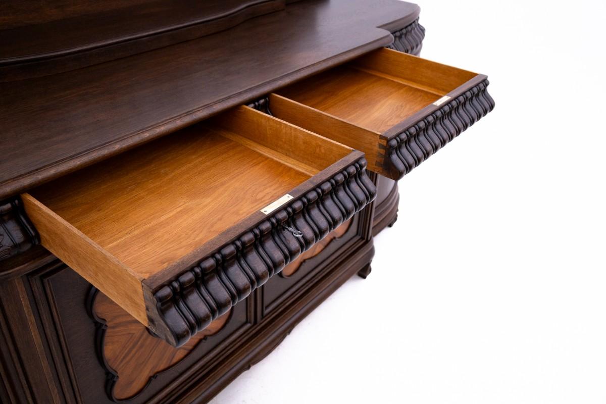 Cassettiera in Oak, Germania, 1930 circa. In condizioni buone in vendita a Chorzów, PL