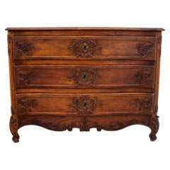 Oak Chest of Drawers in Louis Phillipe Style, France, circa 1900