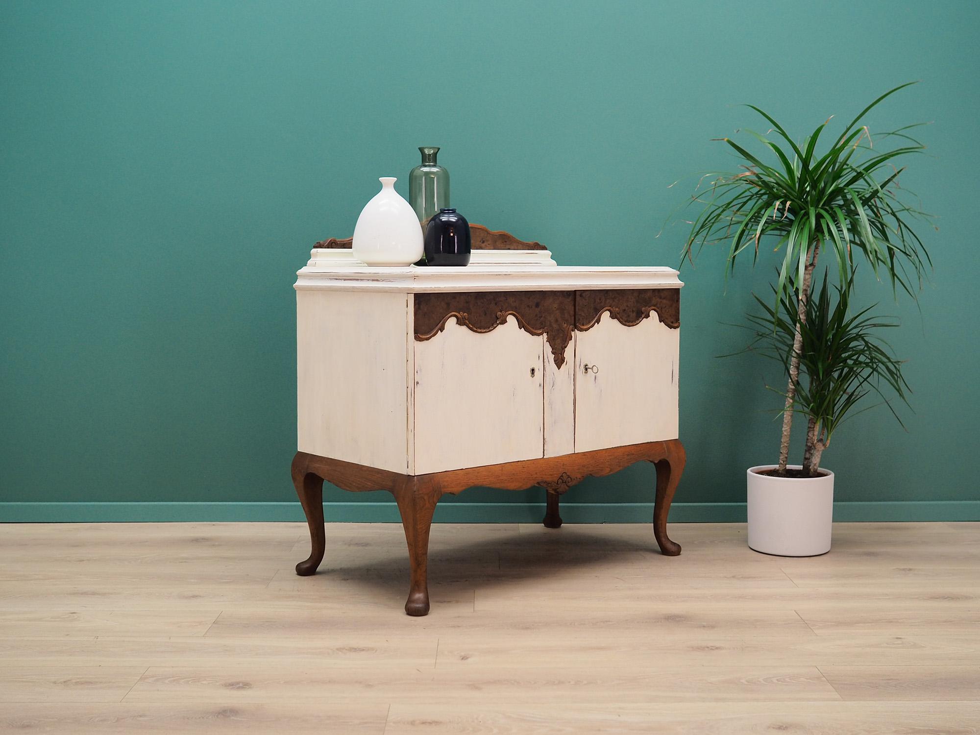 Art Deco Oak Chest of Drawers, Swedish Design, 1950s For Sale