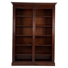 Oak classical bookcase 20th century