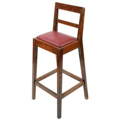 Oak Clerk's High Chair