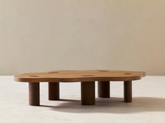 Oak Cloud Table L by Veermakers