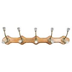 Used Oak coat hook / coat rack, Napoleon III, circa 1860