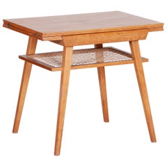 Oak Coffee Folding Table, Czech Midcentury, Architect František Jirák, 1950s