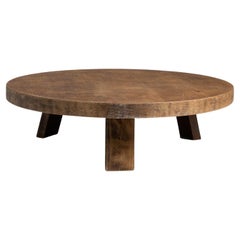 Oak Coffee Table, Belgium, Circa 1970