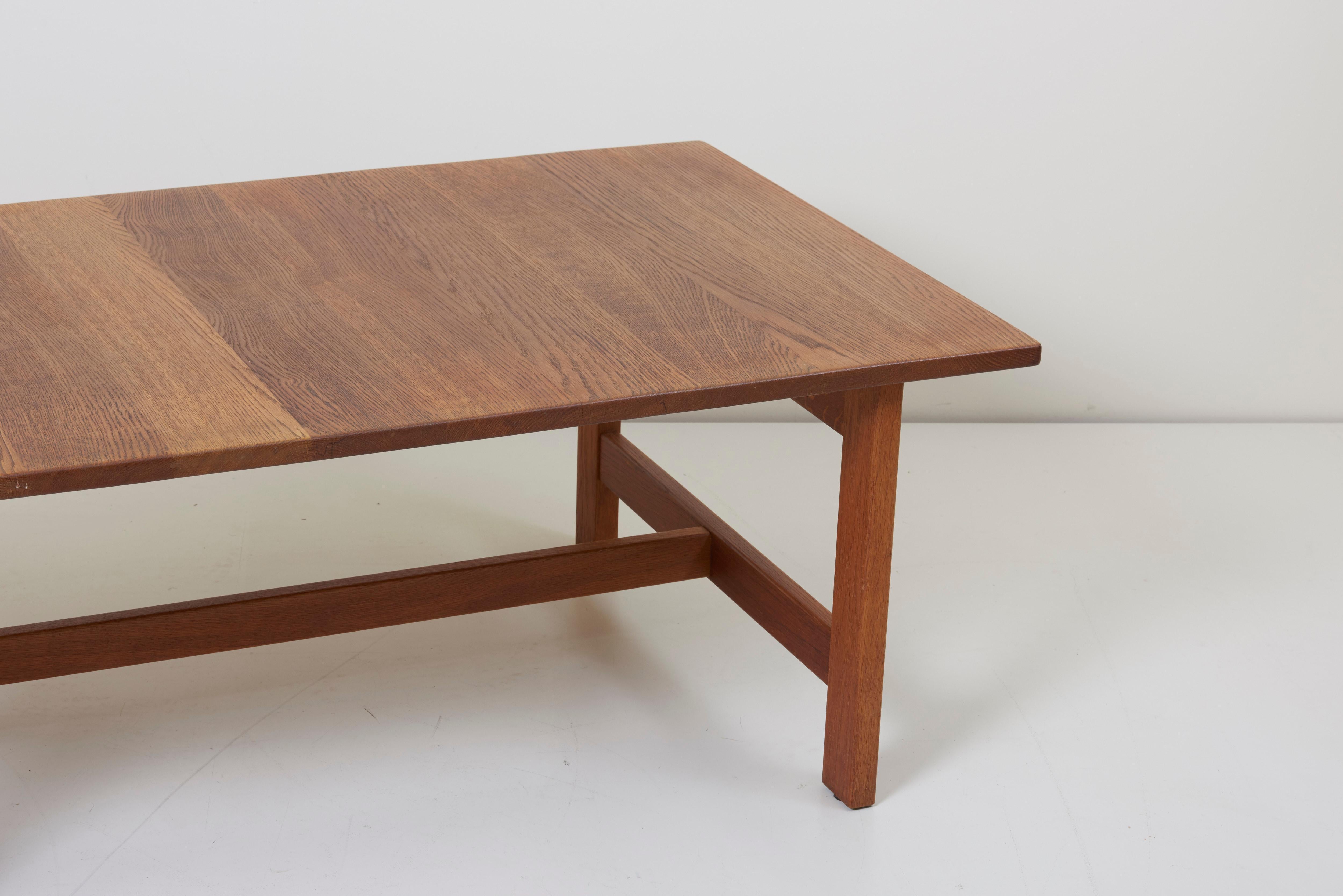 Wood Oak Coffee Table by Kurt Ostervig, Denmark, 1960s