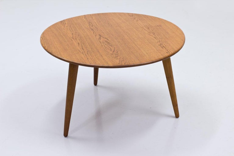 Danish Oak Coffee Table CH008 by Hans J. Wegner, 1950s For Sale