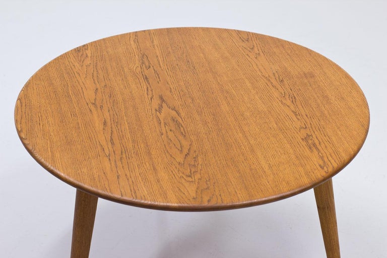 Oiled Oak Coffee Table CH008 by Hans J. Wegner, 1950s For Sale