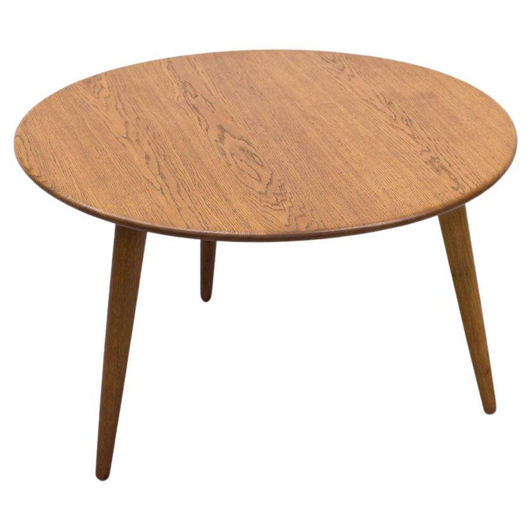 Oak Coffee Table CH008 by Hans J. Wegner, 1950s For Sale