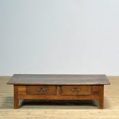 Oak coffee table, circa 1820