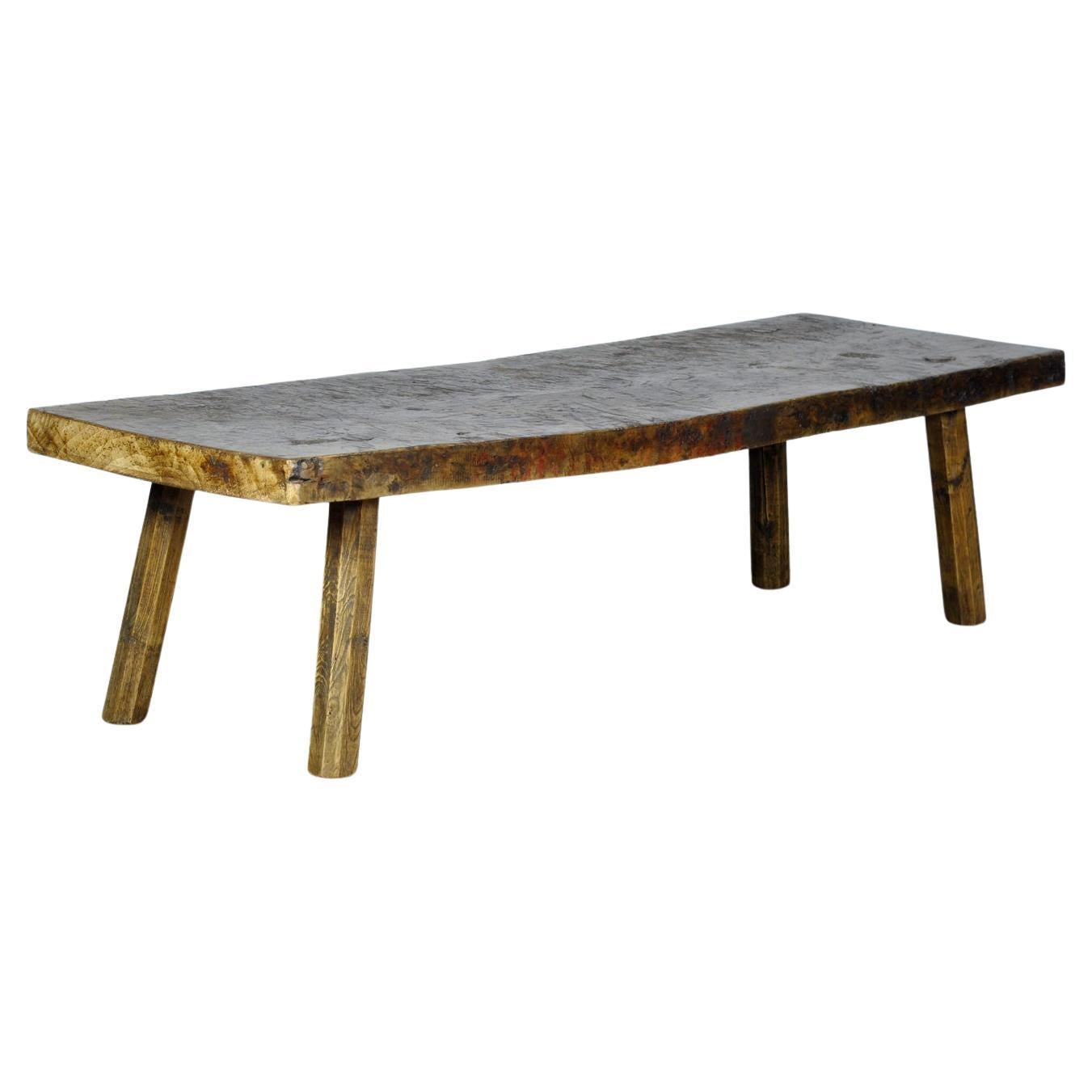 oak coffee table, circa 1930s
