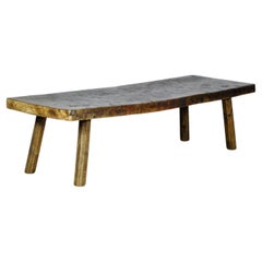 oak coffee table, circa 1930s