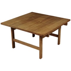 Oak Coffee Table Designed by Hans J Wegner, Denmark, circa 1970