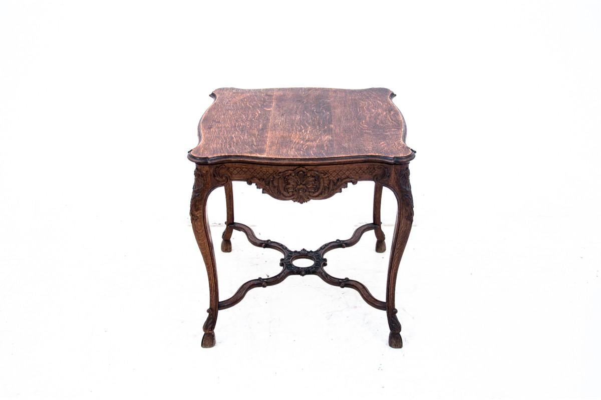 Oak Coffee Table, France, circa 1900 3