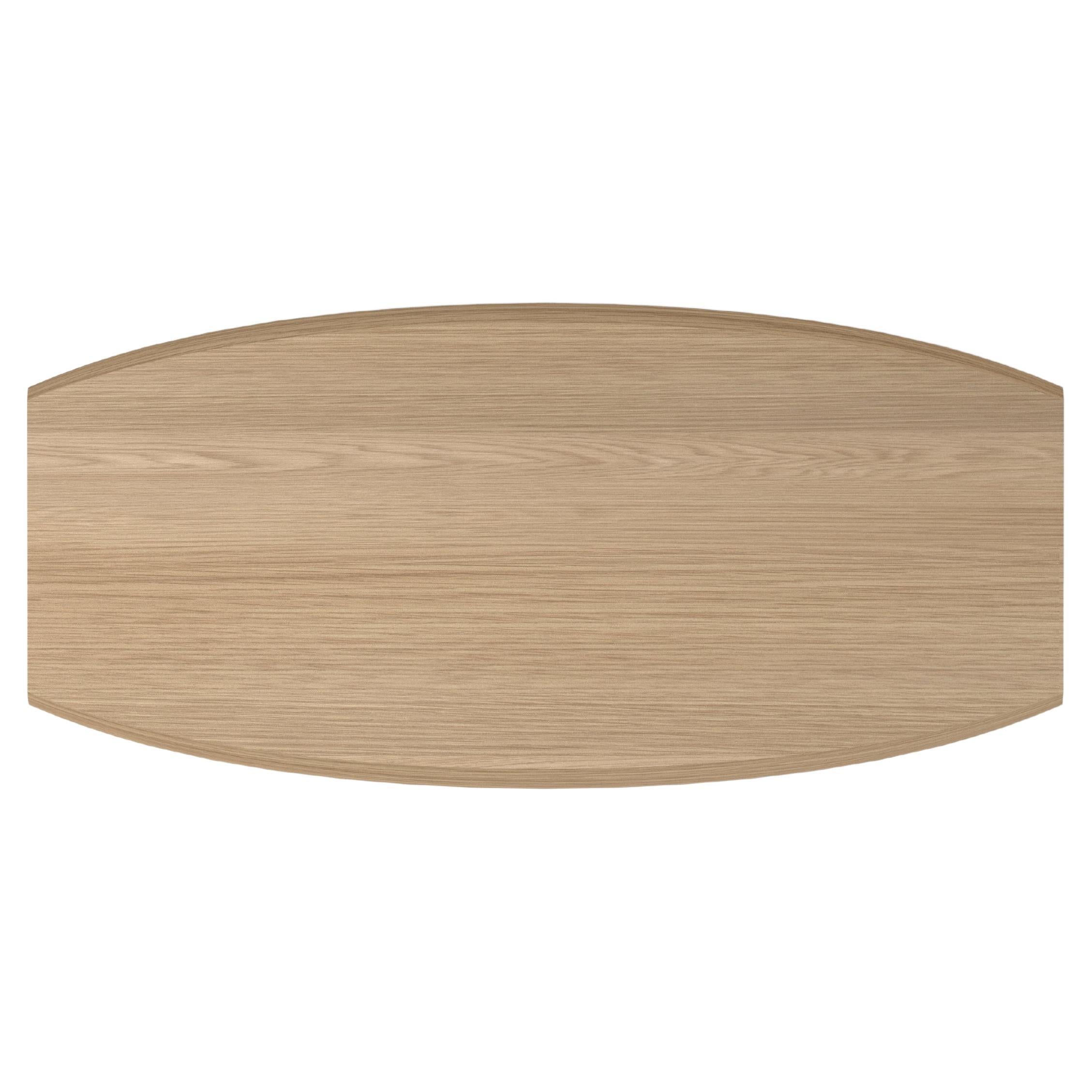 Chêne Peana Coffee Table, Bench in Natural Oak Solid Wood Finish by Joel Escalona en vente