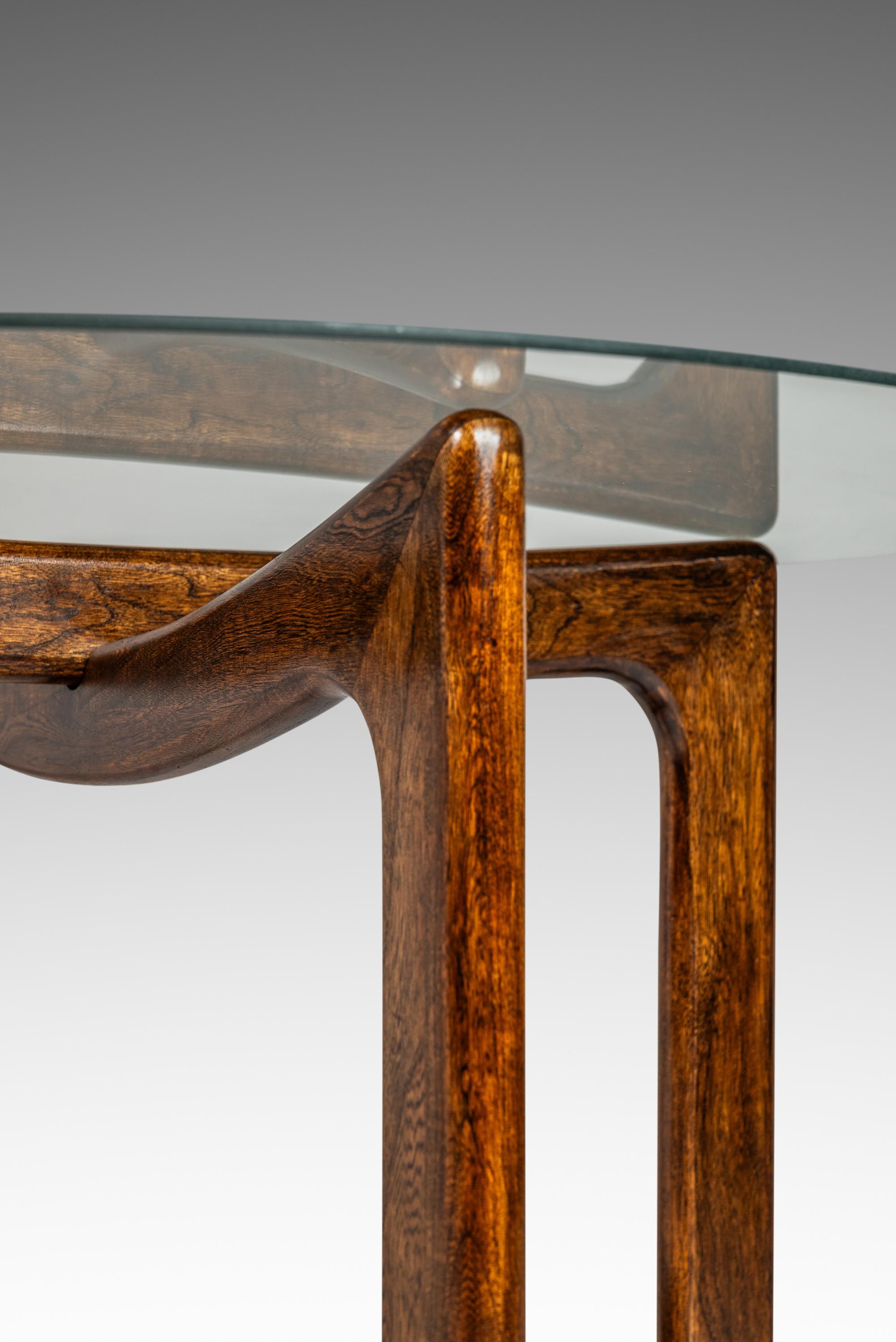 Glass Coffee Table Attributed to Adrian Pearsall for Craft Associates, USA, 1960 7