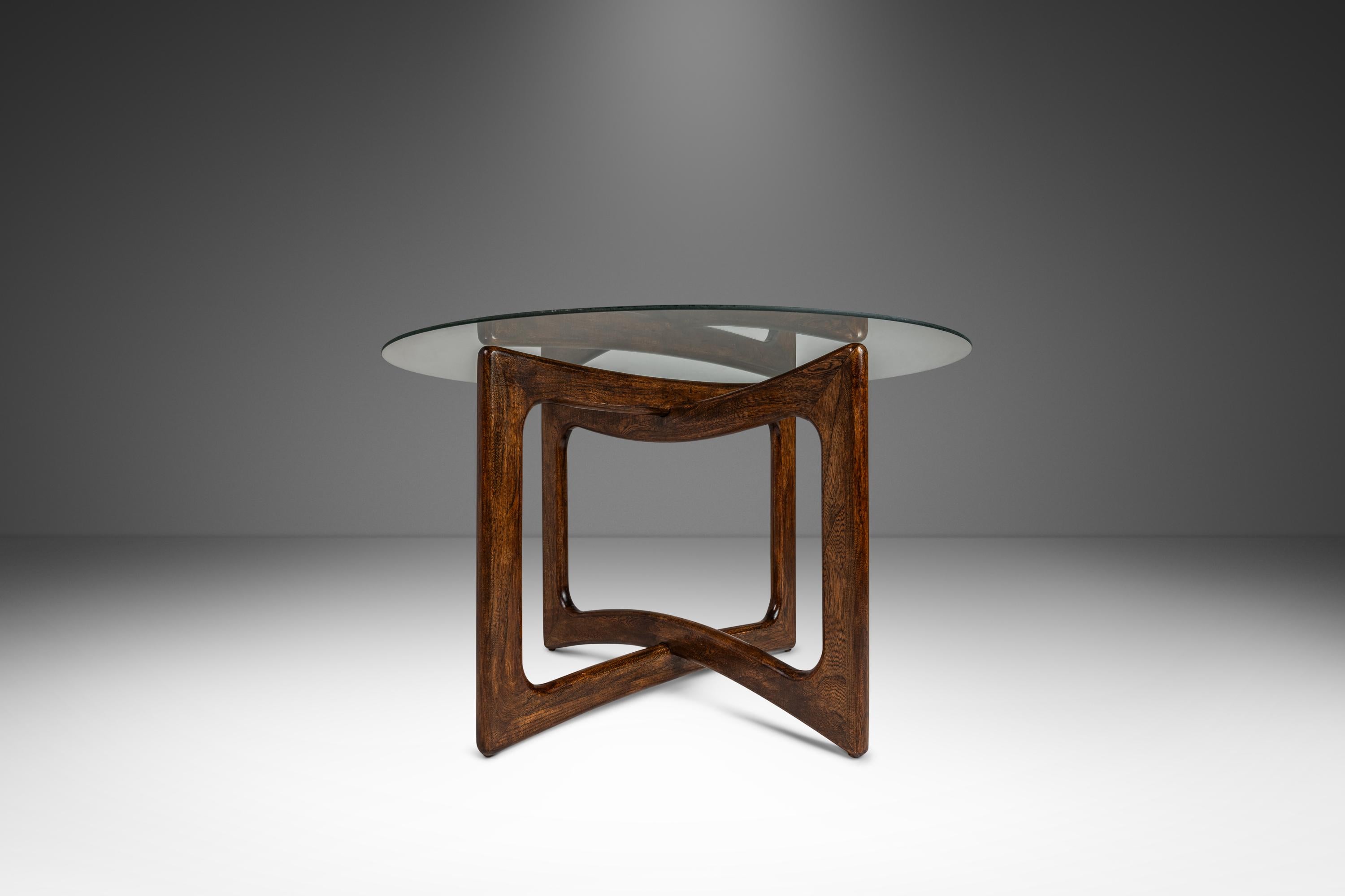 American Glass Coffee Table Attributed to Adrian Pearsall for Craft Associates, USA, 1960
