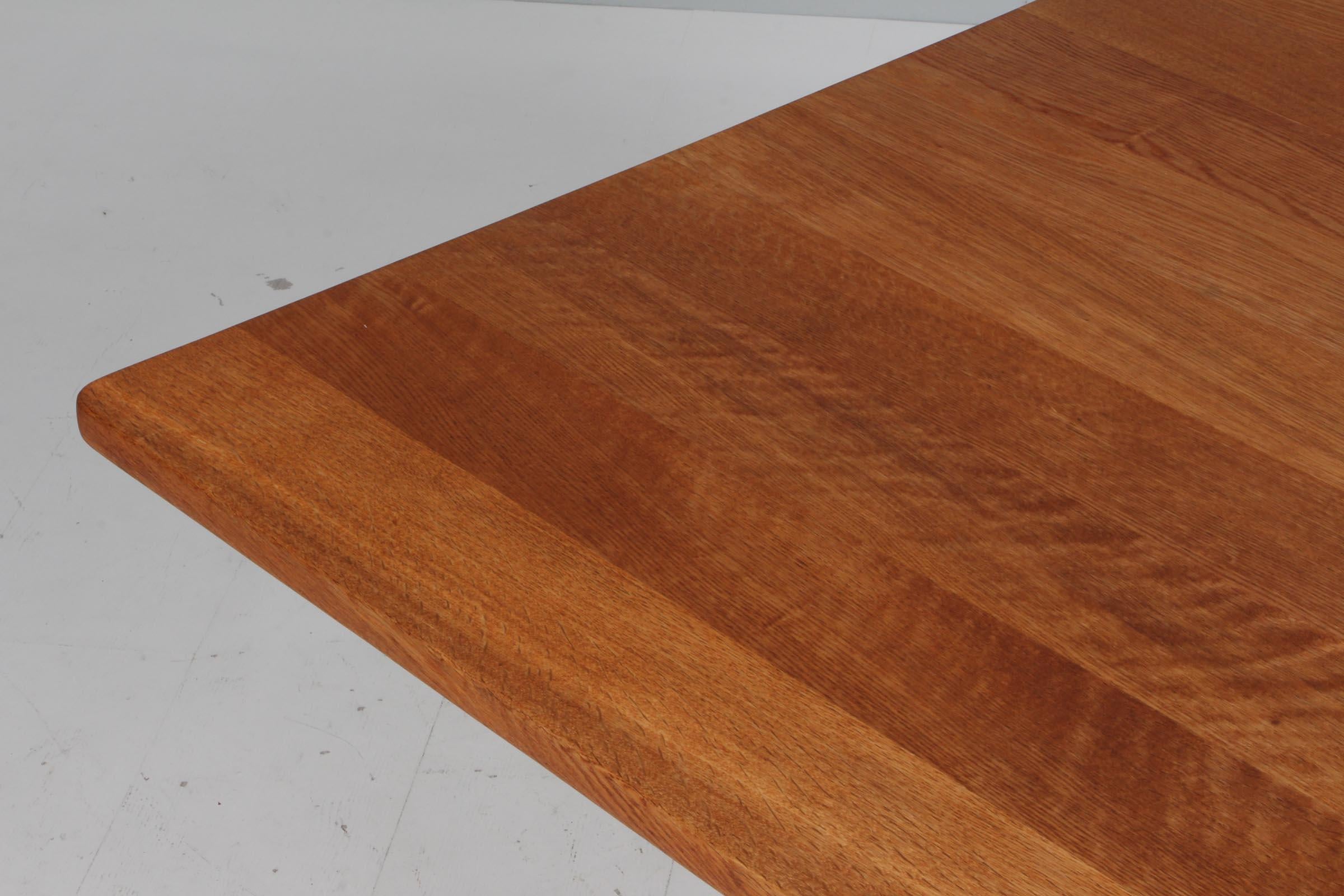 Scandinave moderne Table basse en Oak avec cadre perpendiculaire par Børge Mogensen, Modèle #271 en vente