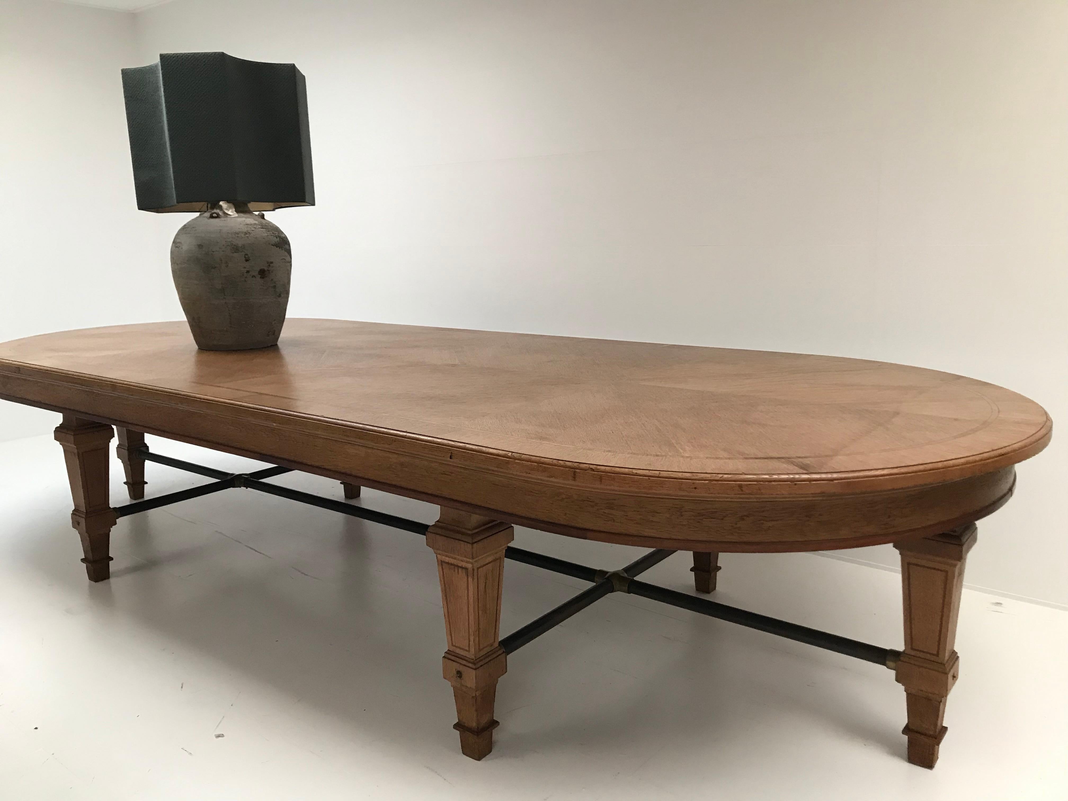 Oak Conference Table, France 14