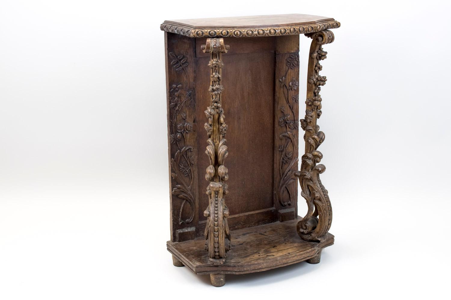 Oak Console-Stand, 18th and 19th Century For Sale 2