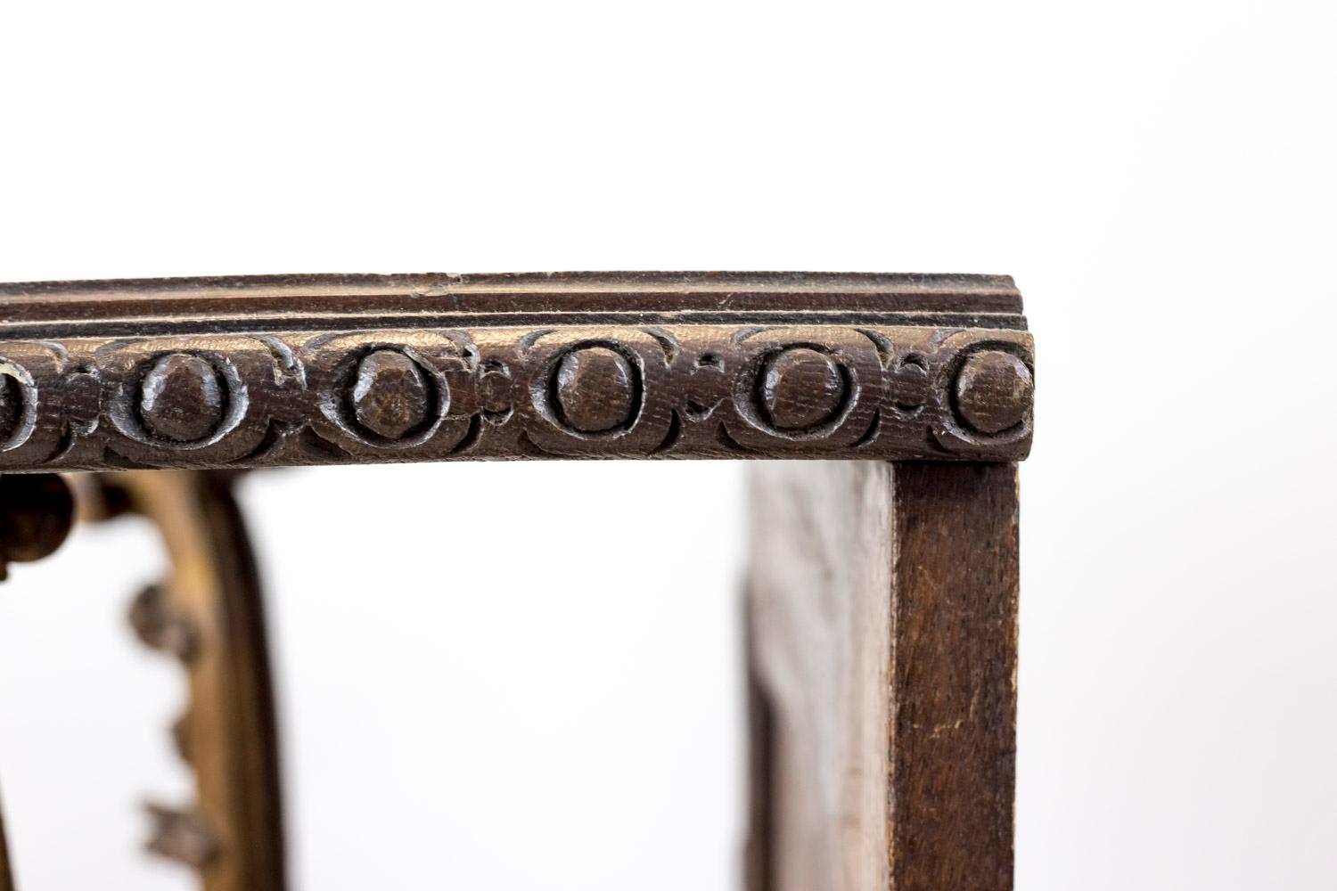 Oak Console-Stand, 18th and 19th Century For Sale 3