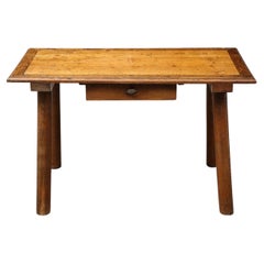Oak Console Table, circa 1950