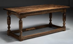 Oak Console Table, England circa 1870