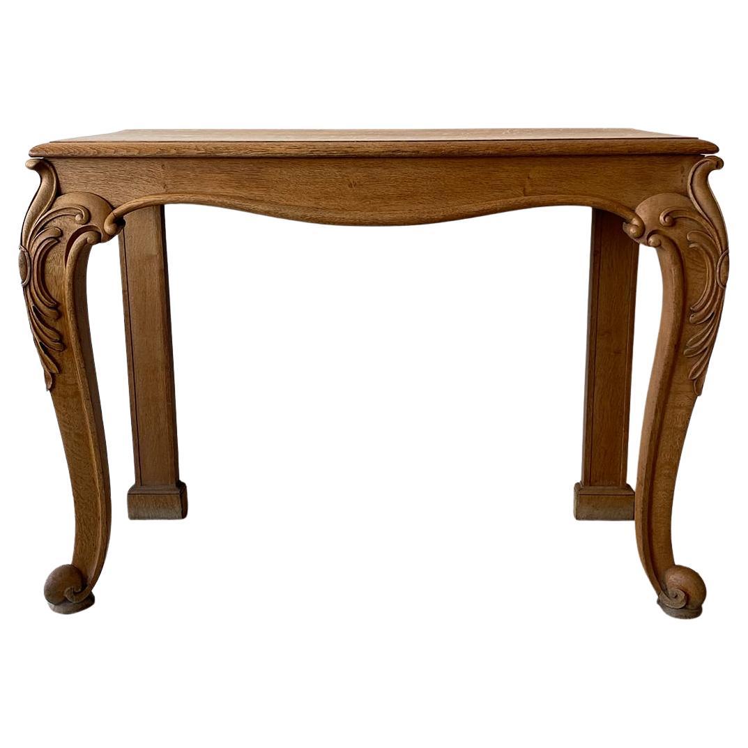 Oak Console Table For Sale