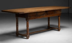 Oak Console Table, France 1790