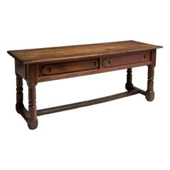 Oak Console Table, France, circa 1800