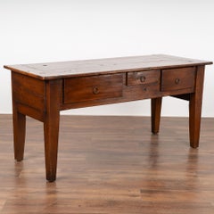 Oak Console Table from France, circa 1890
