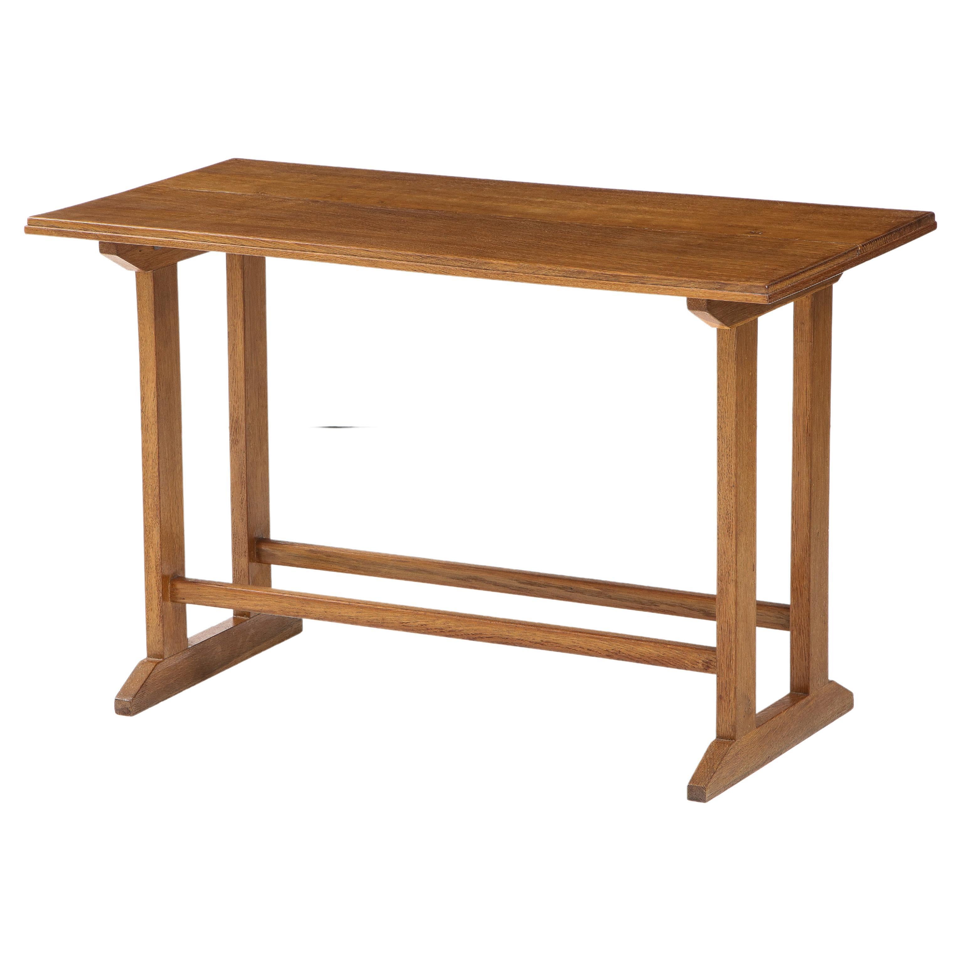 Oak Console Table, Hague School, Netherlands