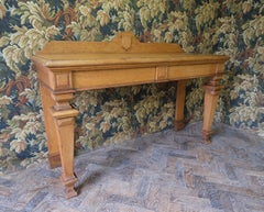 Oak console table /hall table