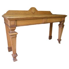 Oak console table /hall table