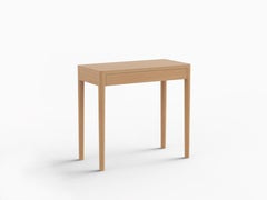 FRONT – Minimalist Sideboard in Solid Oak Wood 80x40