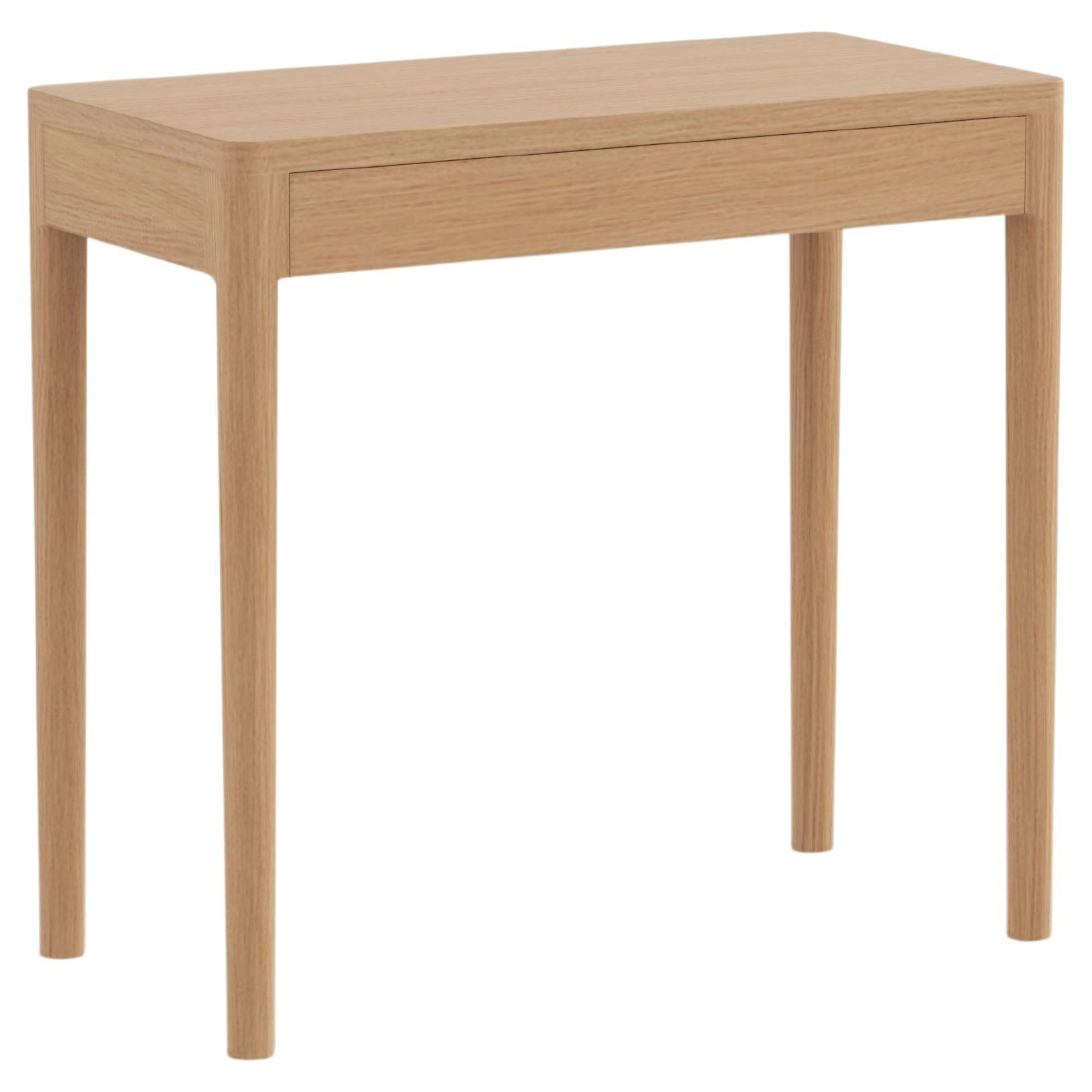 Consola moderna minimalista de roble