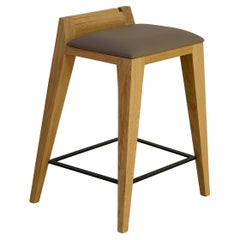 Oak Contemporary high Stool om16.1 by mjiila - single bespoke unit