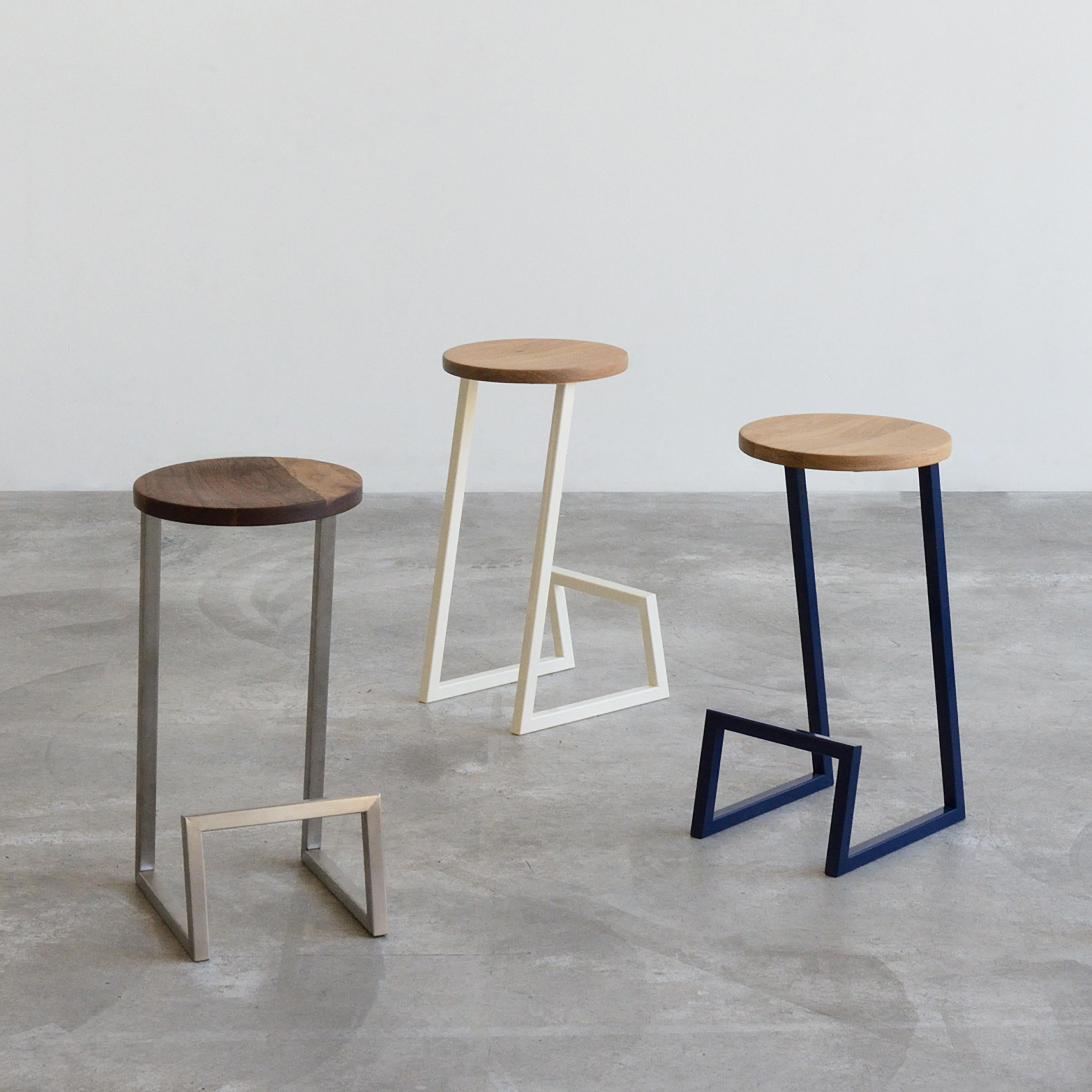 Canadese Sgabello da banco Oak Corktown di Hollis & Morris in vendita