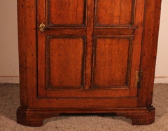 Oak Corner Cupboard Circa 1800