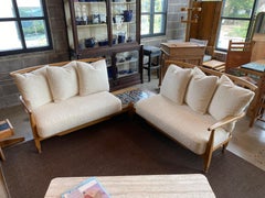 Oak Corner Sofa by Guillerme & Chambron, France, 1950-60's