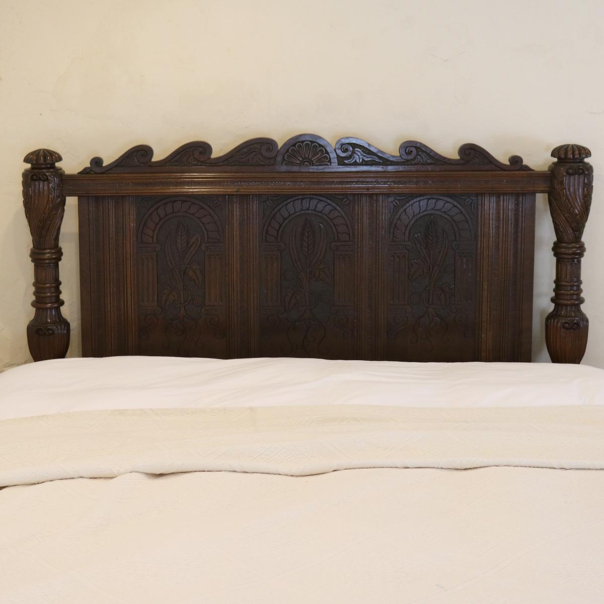 20th Century Oak Country Bed, WK123