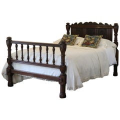 Antique Oak Country Bed, WK123