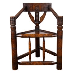 Antique Oak country chair of the Warwick design - circa 1900