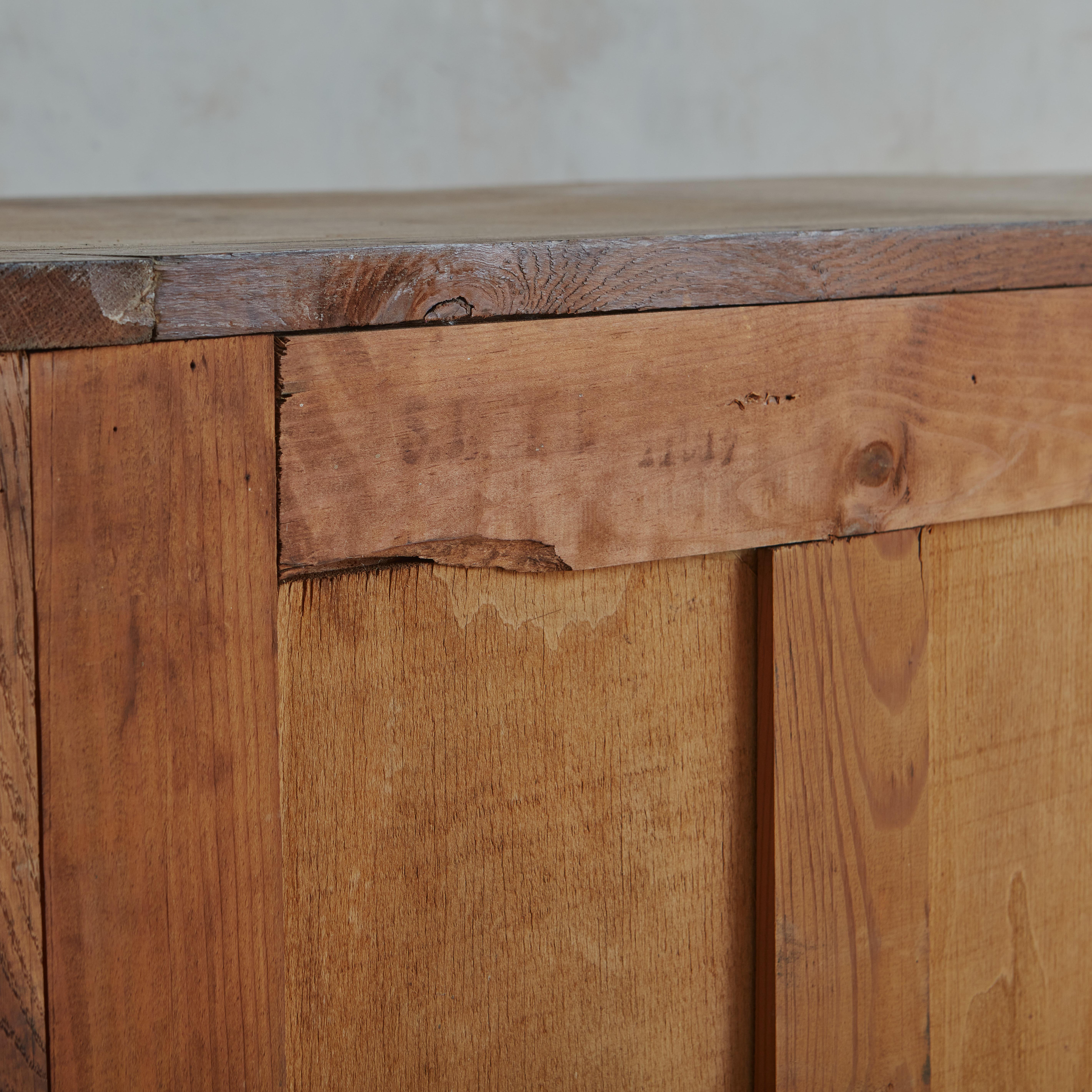 French Oak Credenza by René Gabriel, France 1940s