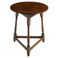 Antique Oak Cricket Table